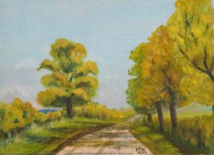 Longdon Road, Knowle, Warwickshire (waste Lane) — Evelyn Frances Wootton