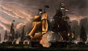 The Battle Of Cape St. Vincent, February 14th — Thomas Whitcombe