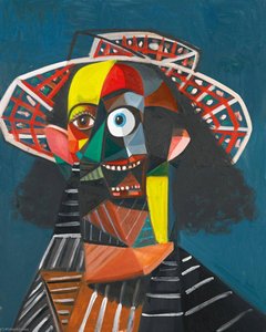 Multi Colored Farmer — George Condo