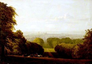 The Long Walk, Windsor Castle — Thomas In William Daniell