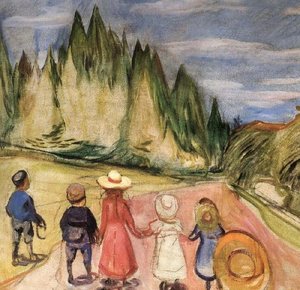 Eventyrskogen, Um Die Herum — Edvard Munch