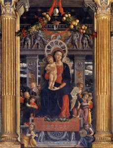 Jusqu'en 1470 - Polyptyque De San Zeno (panneau Central) — Andrea Mantegna