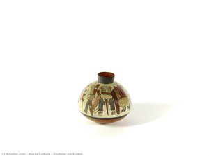 Globular Neck Vase — Nazca Culture