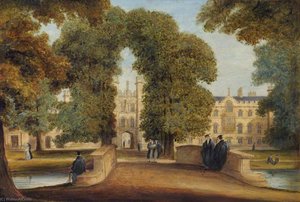 View Of New Court From The Backs — Richard Bankes Harraden