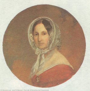 Portrait Of Dorothea De Ficquelmont — Josef Kriehuber