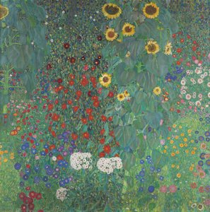 Mezőkert Napfényvirágokkal — Gustáv Klimt