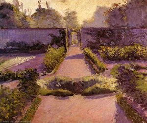 The Kitchen Garden, Yerres — Gustave Caillebotte