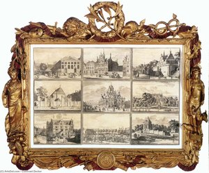 Nine Images Of Public Buildings Of Delft — Coenraet Decker