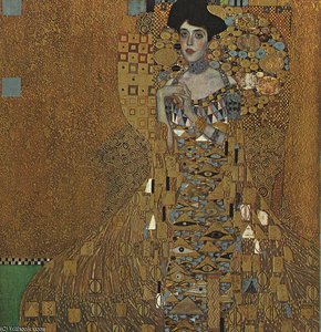 Adele Bloch-bauer I, Óleo Sobre Lienzo — Gustav Klimt