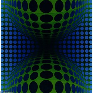 Circles In Perspective — Victor Vasarely