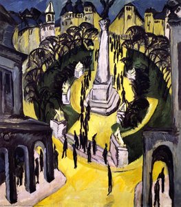 Der Belle-alliance-platz, Berlin — Ernst Ludwig Kirchner