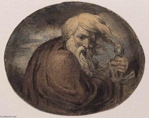 Lear Grasping A Sword — William Blake