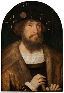 Portrait Of The Danish King Christian Ii — Michel Sittow (master Michiel)