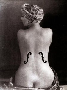 Ingre's Violin — Man Ray