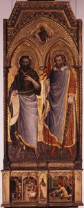 Saint Nemesius And Saint John The Baptist — Spinello Aretino