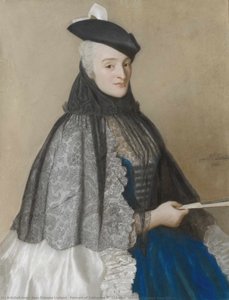 Portrait Of Catherine Bégon, Spouse Of Joseph Bouër — Jean-étienne Liotard