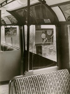 1938 Tube Stock, Interior Of A Trailer Car — The Topical Press Agency