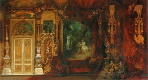 Der Sommernachstraum, Entwurf Zur Dekoration Eines Raumes In Der Hermesvilla — Hans Makart