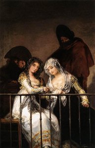 Majas Su Balcone — Francisco José De Goya Y Lucientes