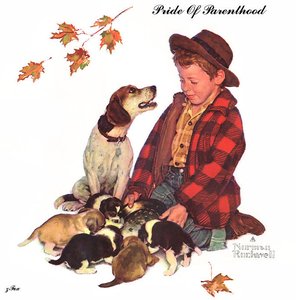 Fierté De La Parentalité — Norman Rockwell