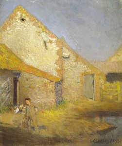 A Farmyard — Sir George Clausen