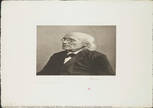 Photogravure Of Gustav Theodor Fechner — Photographische Gesellschaft Berlin