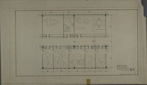Basic Scheme For Room Units And Utilisation In The Hv House (trading House Berlin) — Franz Ehrlich