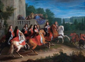 The Colbert Family — Adam Frans Van Der Meulen