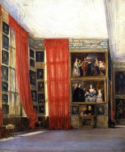The Long Gallery, Hardwick Hall, Derbyshire — David Cox