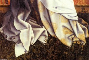 Virgin And Child (detail) — Robert Campin (master Of Flemalle)