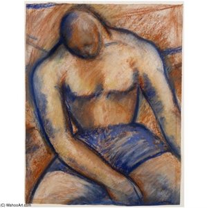 Seated Boxer — Mark Gertler