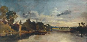 The Thames Near Walton Bridges — J.m.w. Turner