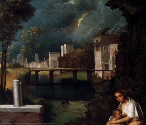Der Sturm (detail) — Giorgione