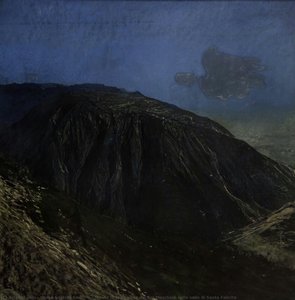 Monte Grappa Visto Dal Col Moschino Sulla Valle Di Santa Felicita — Giulio Aristide Sartorio