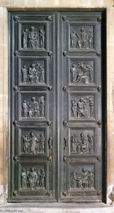 Bronze Doors Of The New Sacristy — लुका डेला रोबिया