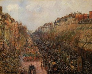 Boulevard Montmartre Mardi Gras — Kamille Pissarro