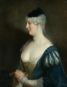Portrait Of Henriette Von Zerbsten — Antoine Pesne