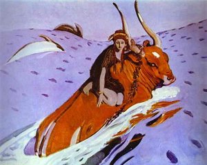 The Rape Of Europe — Valentin Alexandrovich Serov
