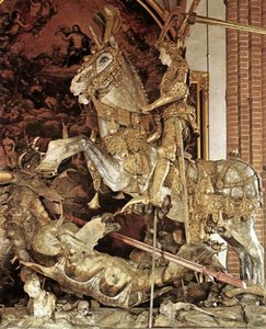 St George And The Dragon (detail) — Bernt Notke
