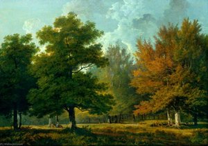 Landscape, Woodland Scene — George Barret Yaşlı