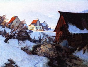 Early Morning On March (also Known As Spring Morning, Baie Saint Paul) — Clarence Alphonse Gagnon