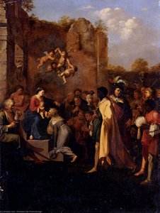 Adoration Of The Magi — Cornelis Van Poelenburch