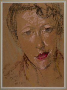 Asymmetrical Lady - Portrait Of Eugenia Wyszomirska-kuźnicka — Stanisław Ignacy Witkiewicz