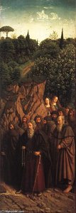 L'altare Di Gand: Gli Ermiti — Jan Van Eyck
