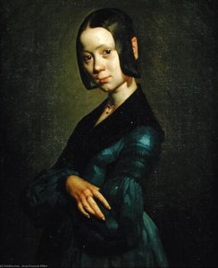Pauline Ono In Blu — Jean-françois Millet