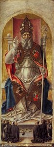 St Ambrose Polyptych (central Panel) — Bartolomeo Vivarini