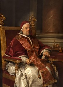 Portrait Of Pope Clement Xiii Rezzonico — Anton Raphael Mengs