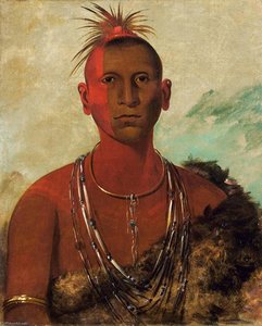 Náh Se Ús Kuk, Wirbelnder Donner, Ältester Sohn Von Black Hawk — George Catlin