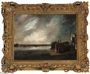 The Thames With Lambeth Palace Beyond — Daniel Turner