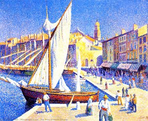 The Port Of Saint-tropez — Maximilien Luce
